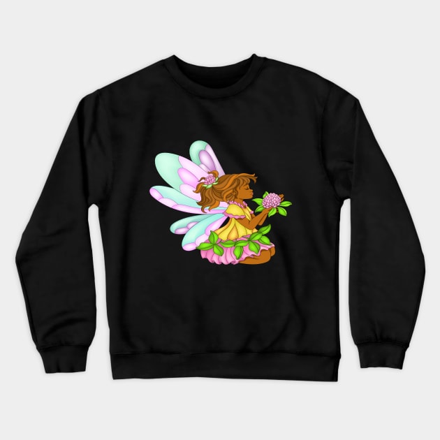 Clover Fairy Crewneck Sweatshirt by FiyahDry Designs